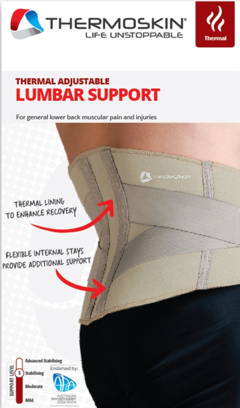 Thermoskin Adjustable Lumbar Support Club Warehouse Sports Medical