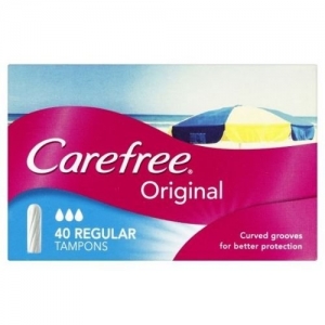Carefree Regular Tampons - Packet 40