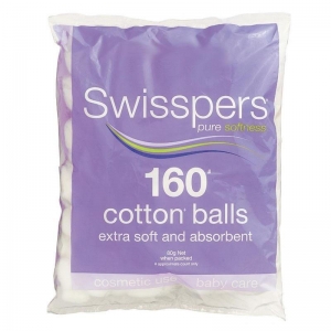 Swisspers Cotton Balls White Packet 160