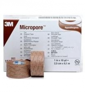 Micropore Surgical Tape Tan 25mm