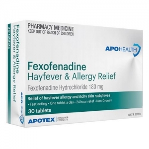 ApoHealth Fexofenadine 180mg Tabs 30