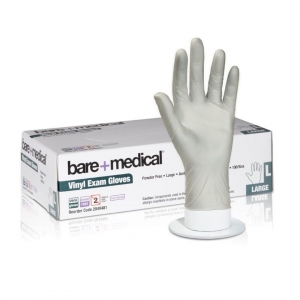Bare Medical Gloves Vinyl Powder Free