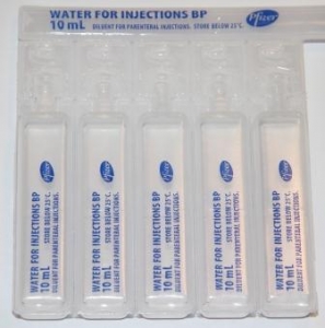 Water For Injection 10ml Per 5
