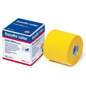 Gazofix Cohesive Bandage 8cm x 20m - Box 6 Yellow