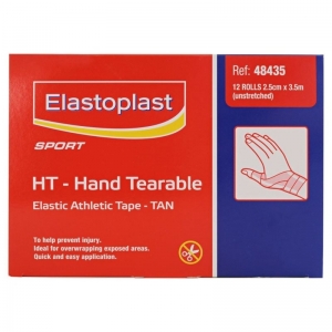 Elastoplast 25mm Hand Tearable Elastic Adhesive Bandage - Tan