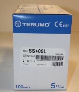 Terumo Luer Lock Syringe 5ml  - Box 100