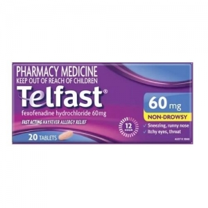 Telfast Hayfever Relief 60mg Tablets - Pack 20