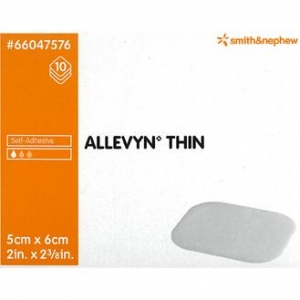 Allevyn Thin Dressing 5cm X 6cm