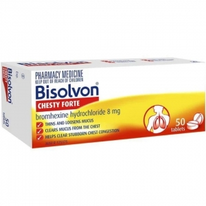 Bisolvon Chesty 8mg Tablets - Pack 50