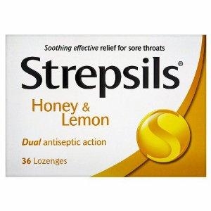 Strepsils Honey & Lemon Lozenges (823252 - Pack 36)