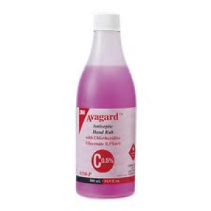 3m Avagard Antiseptic Hand Rub With Chlorhexidine 0.5% In 70% Ethanol (9250P - 500ml)