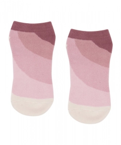 Pilates Socks Classic Low-Rise Grip Socks - Desert Rose