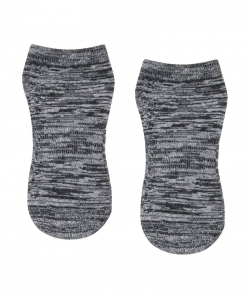 Pilates Socks Classic Low-Rise Grip Socks - Monochrome Momentum