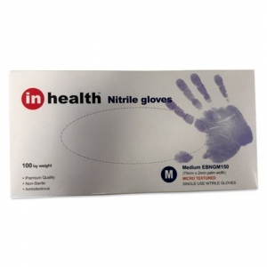 Nitrile Examination Glove Powder Free Blue -  Box 100
