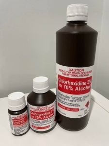 Chlorhexidine 2% In 70% Alcohol 100ml Tinted Red