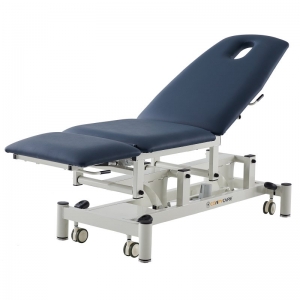 Coinfy Care Podiatry Mulitpurpose Chair, Gas Lift Leg & Back - Navy Blue