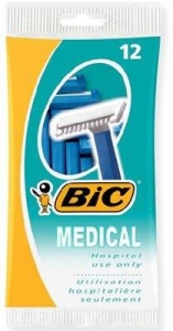 Bic Medical Razors - Pack 12