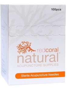 Red Coral Natural Acupuncture Needles - Pack 100