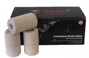 Strapit 100mm Professional Stretch Band (Red Line) (8 Rolls)